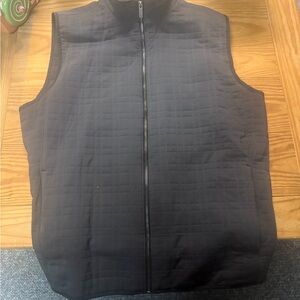 Men's Black Quilted Vest